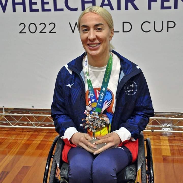 Georgian wheelchair fencer wins Gold Medal at São Paulo World Cup