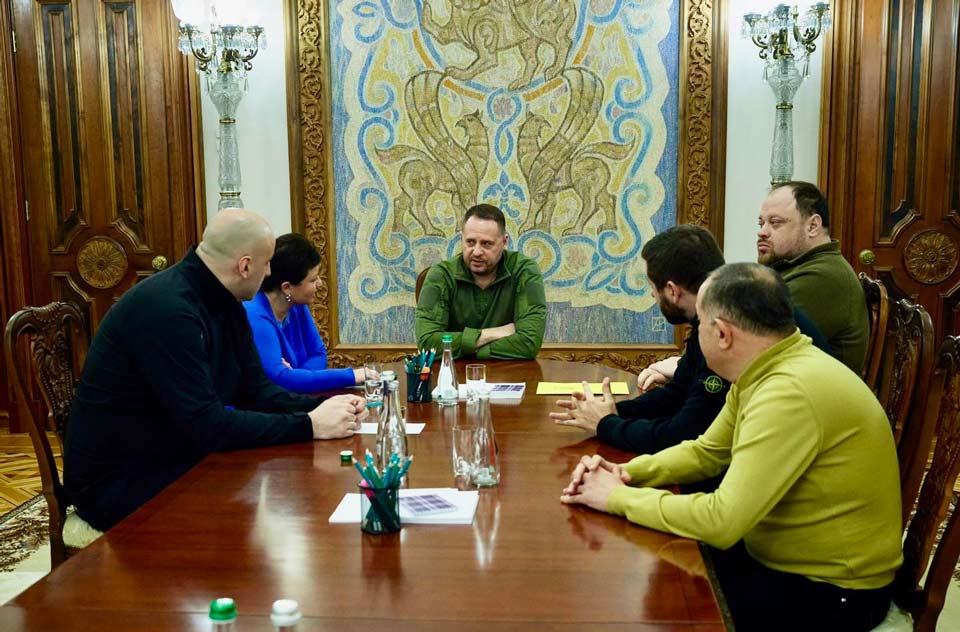 Представители "Национального движения" встретились с Андреем Ермаком, Давидом Арахамия и Русланом Стефанчуком