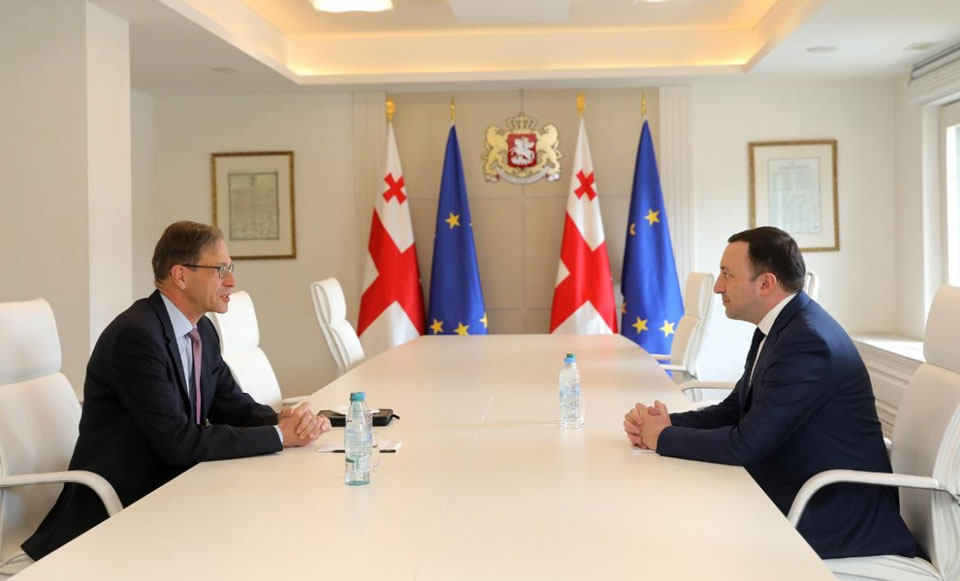 Ираклий Гарибашвили обсудил с Хубертом Книршем официальную заявку Грузии на членство в ЕС