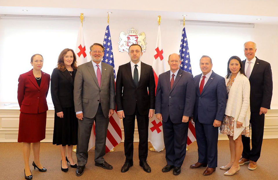U.S. Congressional delegation, Georgian PM discuss strategic partnership