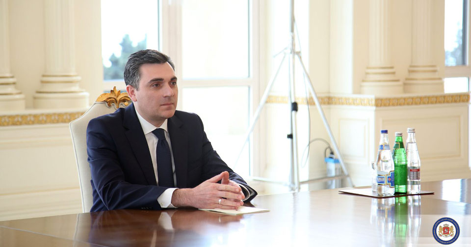 Georgian FM meets Azerbaijani President