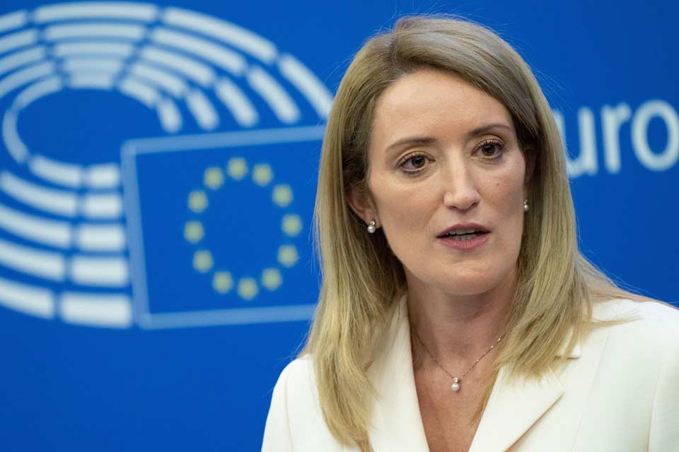 EP welcomes applications from Georgia, Moldova, Ukraine, President Metsola says