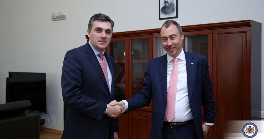 EU's Toivo Klaar meets FM Darchiashvili, Reconciliation Minister Akhvlediani