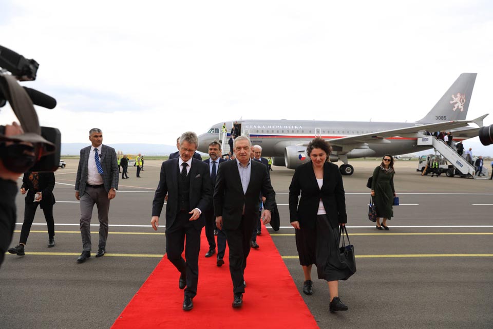 President of Senate of Czech Parliament visits Georgia