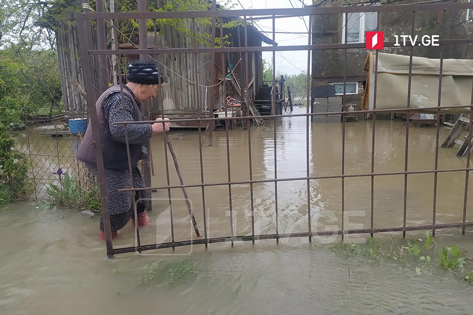 Проливные дожди создали проблемы в селе Скра муниципалитета Гори