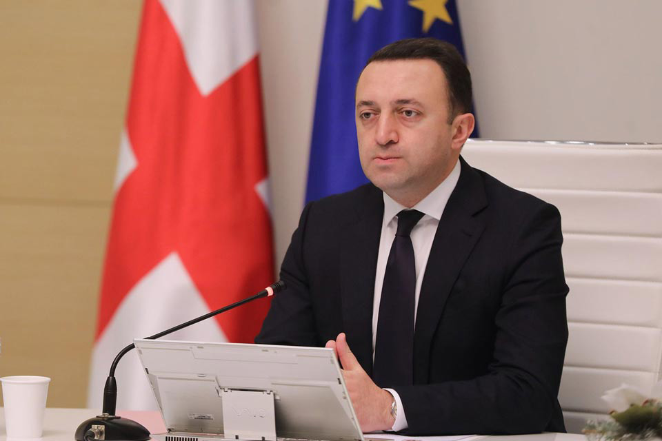 Премьер-министр Грузии Ираклий Гарибашвили отправился в Брюссель