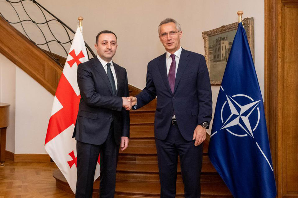NATO fully supports Georgia's Euro-Atlantic aspirations, SG Jens Stoltenberg says