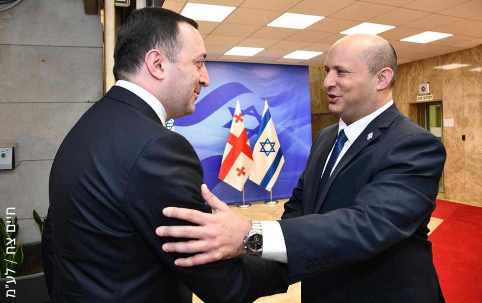 Naftali Bennett - İrakli Ğaribaşvili ilə İsrail və Gürcüstan arasında birgə imkanlara dair dostcasına, məhsuldar söhbət və yaxşı görüş baş tutdu