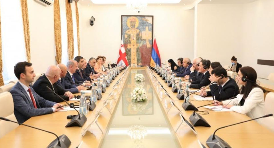 Шалва Папуашвили встретился с президентом Республики Армения