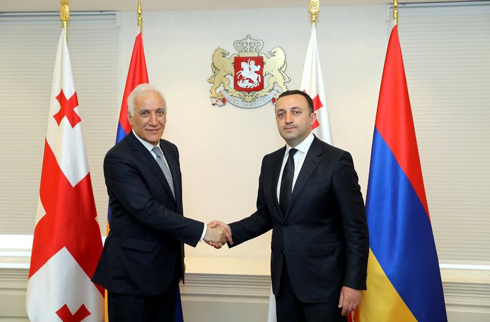 Ираклий Гарибашвили встретился с президентом Армении Ваагном Хачатуряном