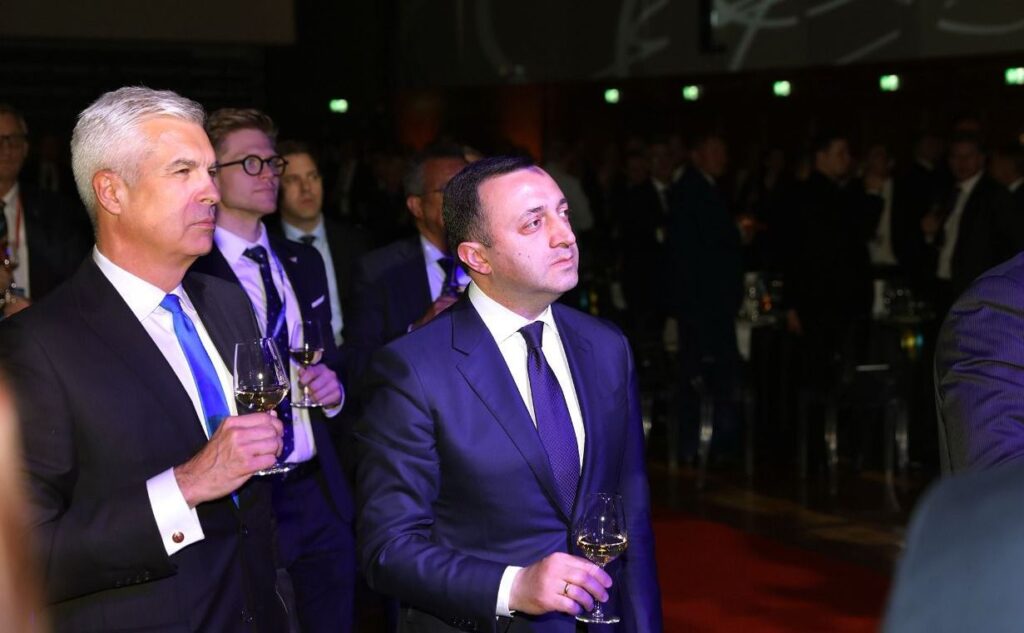 Ираклий Гарибашвили на гала-ужине и церемонии награждения во дворце Братиславы