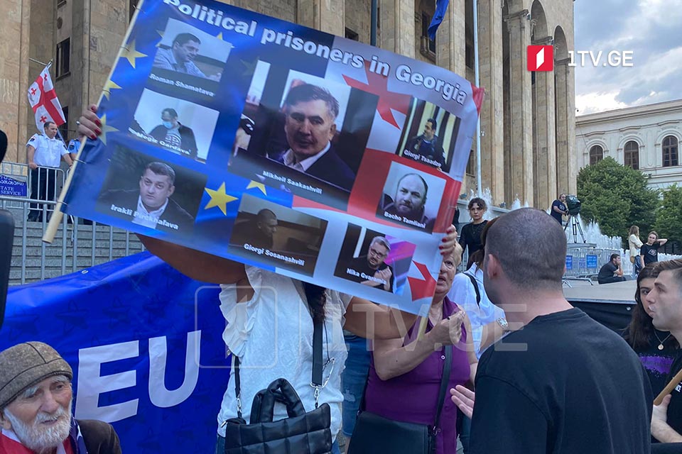 Представители движения «Стыдно» призывают сторонников Саакашвили покинуть территорию возле парламента