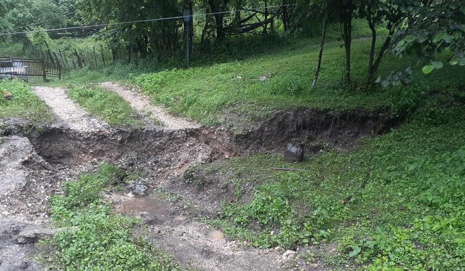 Heavy rainfall causes problems in Tsalenjikha Municipality