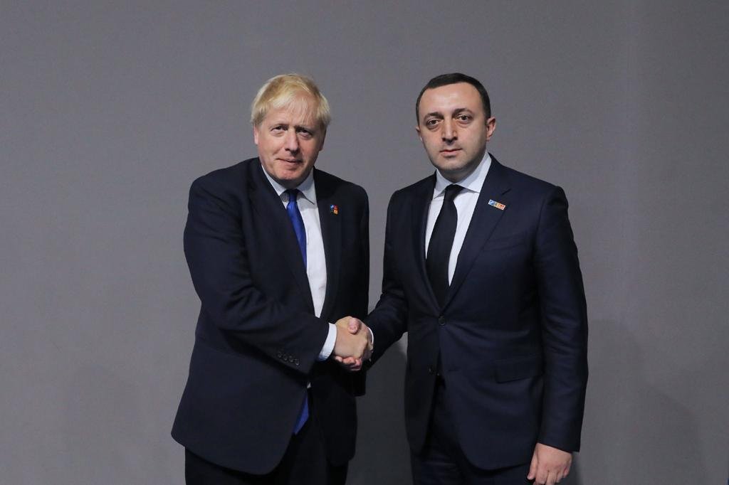 Georgian PM meets British colleague