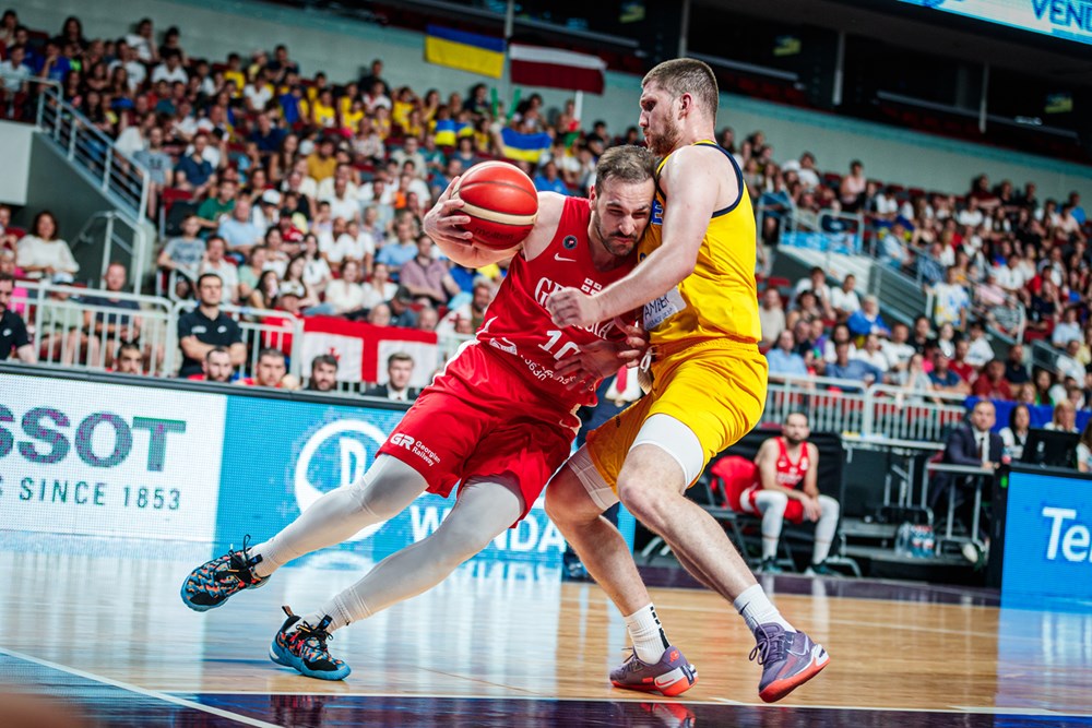 Georgia's National Basketball team loses to Ukraine