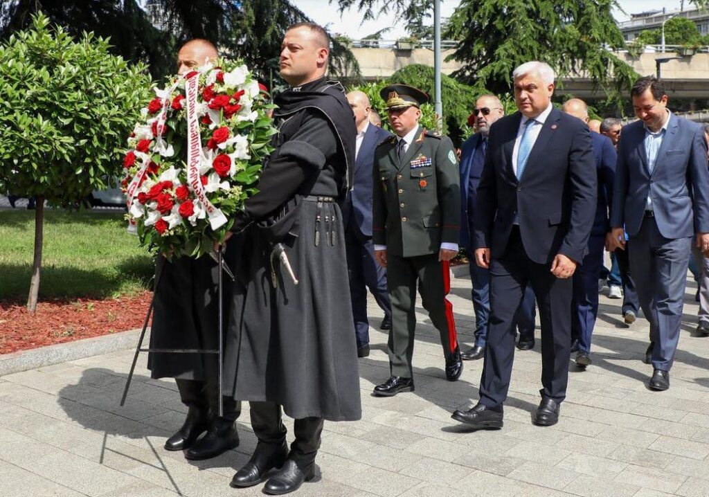 Georgian Defense Forces mark 29 years from Tamishi battle