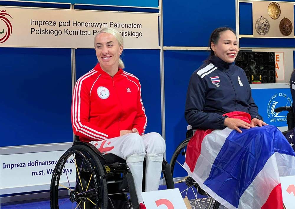 Georgians win 2 medals at Wheelchair Fencing World Cup 2022