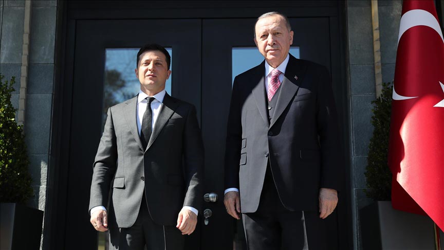 Rəcəb Tayyib Ərdoğan Volodimir Zelenski ilə Rusiya-Ukrayna müharibəsini müzakirə edib