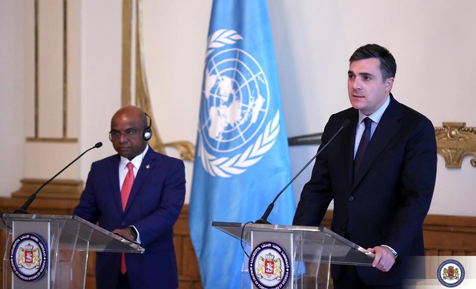 UN official's visit confirms close cooperation between Georgia, UN