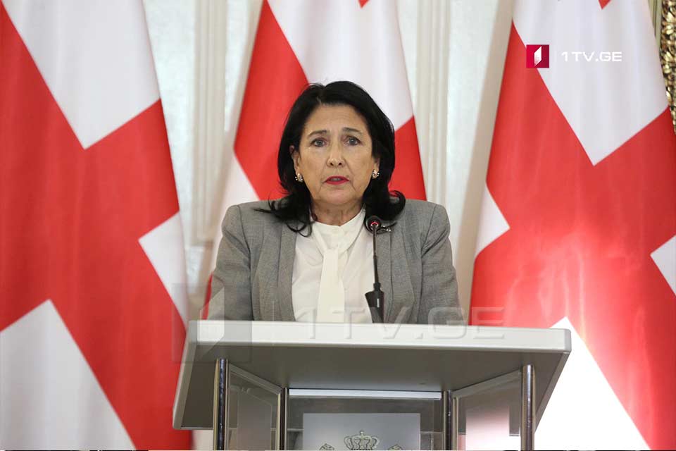 Georgian President condemns Russian atrocities in Izium