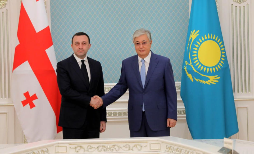 Georgian PM meets Kazakhstan's President