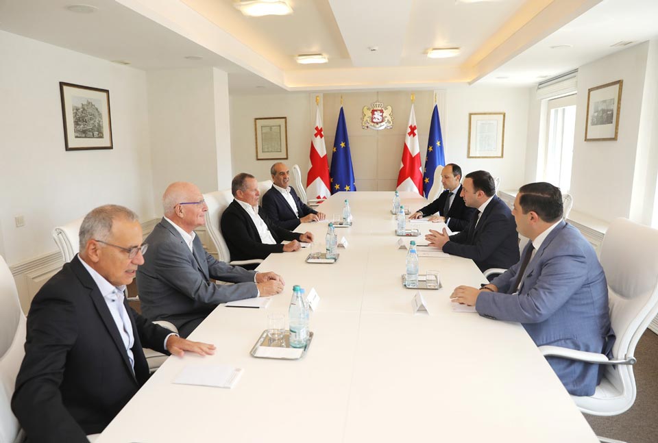 Georgian PM meets Mivtach Shamir Holdings CEO