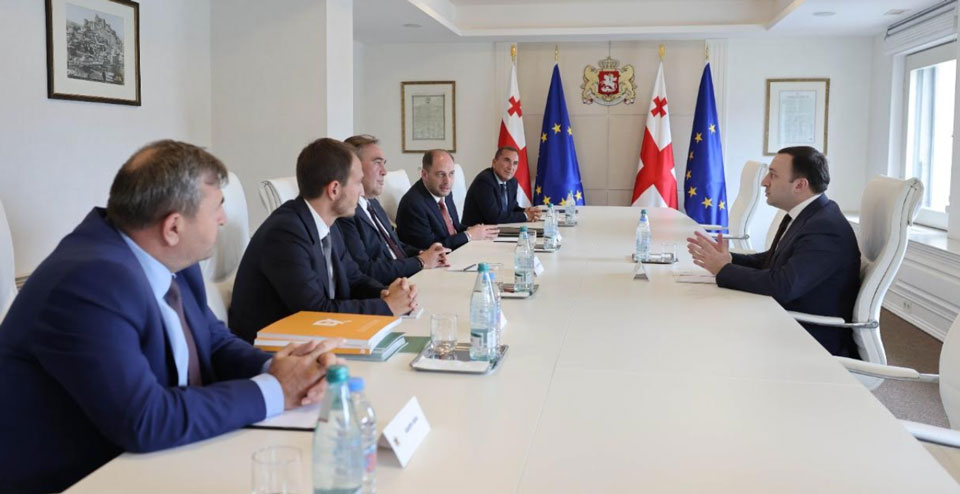 Georgian PM meets Demirören Holding Chair