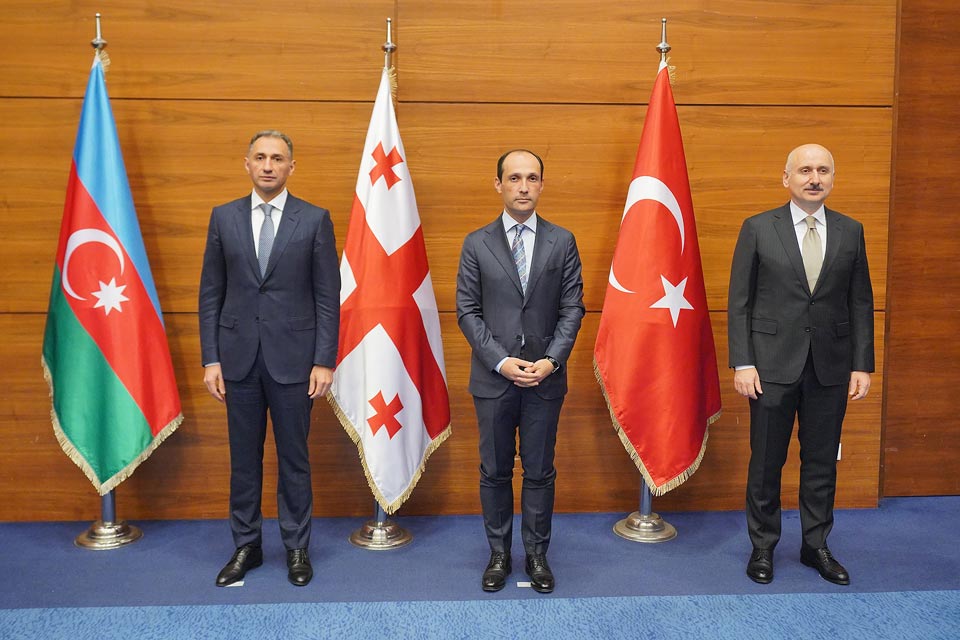 Georgia-Turkey-Azerbaijan Ministerial Meeting focuses on transport corridor development