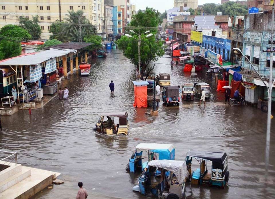 Պակիստանում ջրհեղեղների հետևանքով զոհվել է ևս 119 մարդ