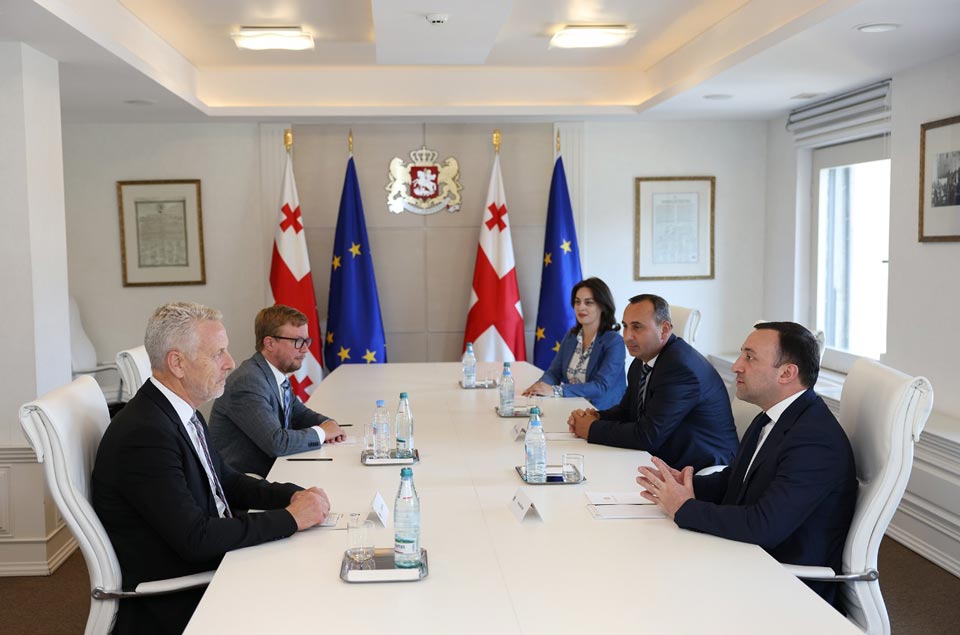 Georgian PM meets German Federal Police Protection Service Head