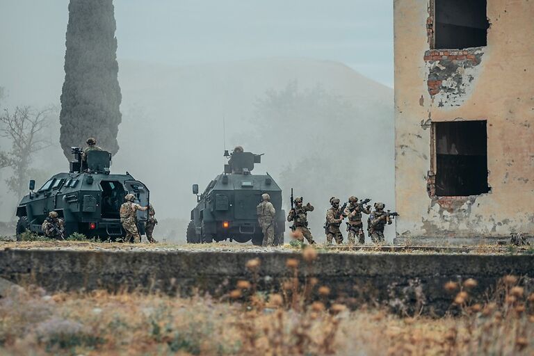 "Layiqli tərəfdaş 2022" çərçivəsində xüsusi əməliyyat qüvvələrinin nümayiş təlimi keçirilib