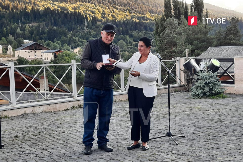 President awards Medal of Honor to Svaneti Treasure guardians, deputy director of Svaneti Museum of History and Ethnography