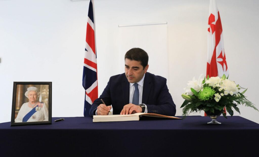Speaker, PM sign condolence book at British Embassy