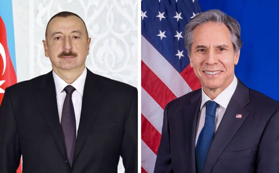 Dövlət Departamenti - Entoni Blinken İlham Əliyevi Ermənistanla hərbi əməliyyatları dayandırmağa və hərbi qüvvələri döyüş meydanından çıxarmağa çağırıb