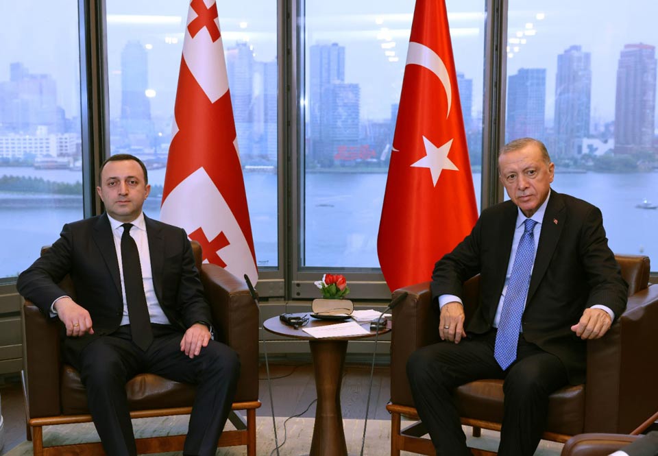 Georgian PM meets Turkish President