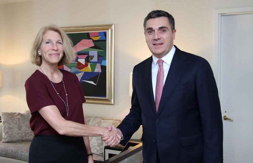 Илья Дарчиашвили встретился с помощником госсекретаря США по делам Европы и Евразии