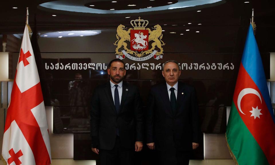 Ираклий Шотадзе встретился с генеральным прокурором Азербайджана Кямраном Алиевым