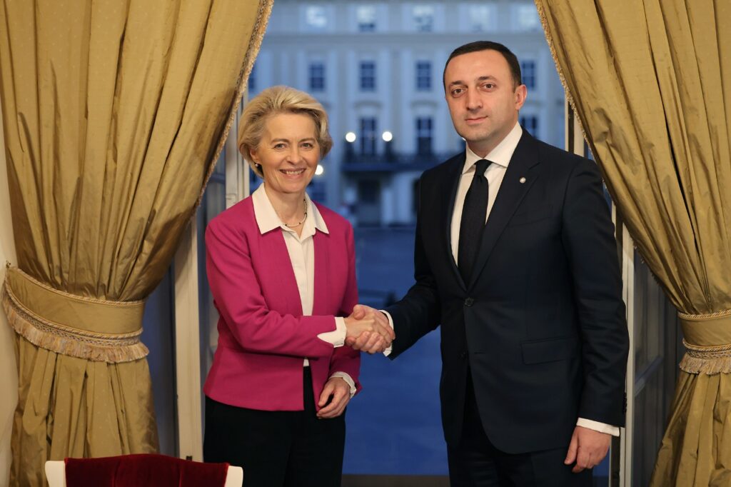 Georgian PM meets EC President in Prague