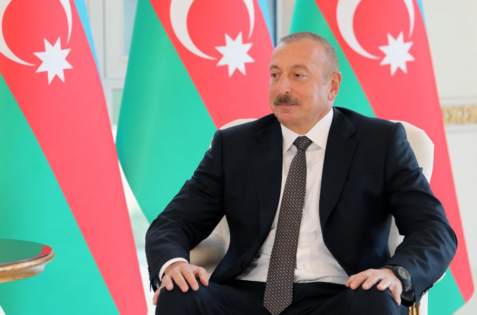 Իլհամ Ալիևը հայտարարել է, որ Ադրբեջանի և Հայաստանի միջև խաղաղության պայմանագիրը կարող է ստորագրվել մինչև 2022 թվականի վերջը
