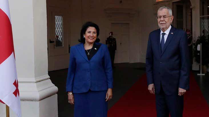 Georgian President congratulates Van der Bellen on re-election as Austrian President