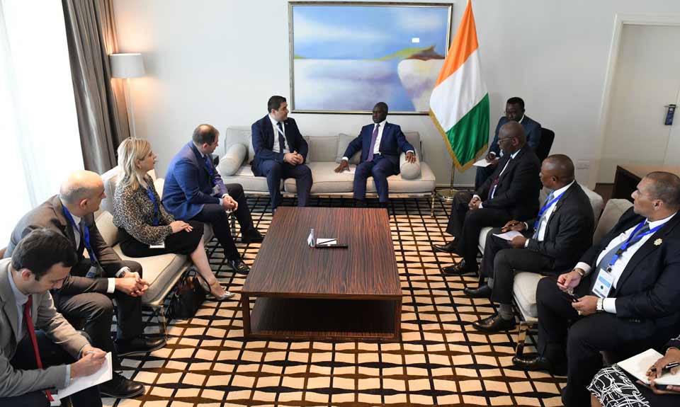 Делегация парламента Грузии встретилась с председателем Национального собрания Республики Кот-д'Ивуар