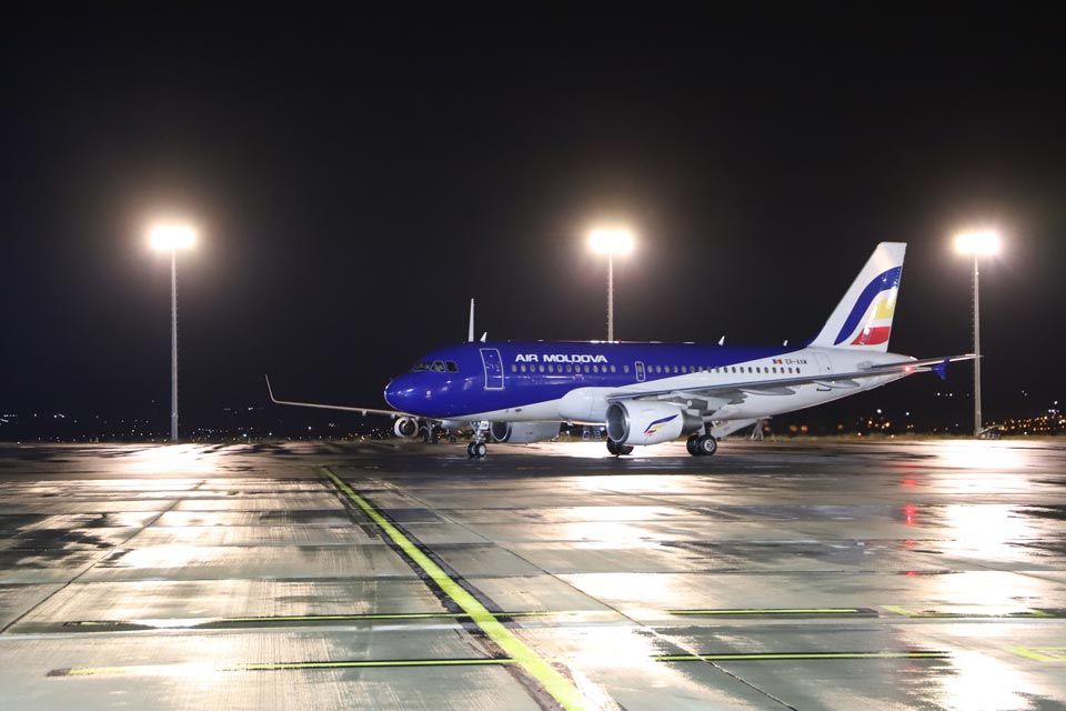 Авиакомпания Air Moldova начала полеты по направлению Тбилиси-Кишинев