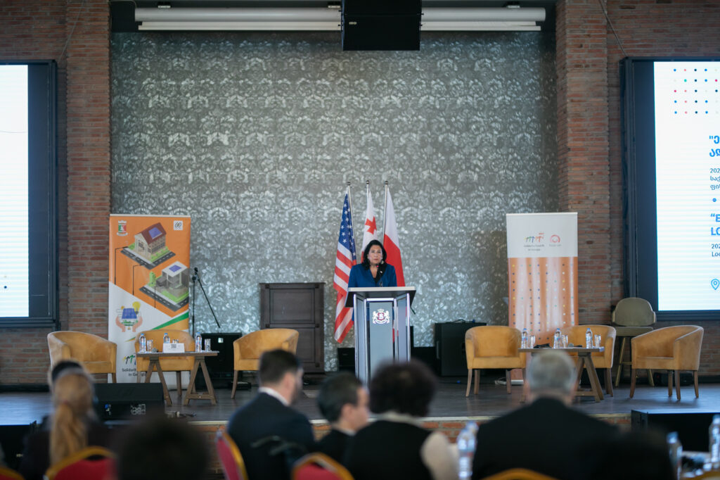 Саломе Зурабишвили открыла международную конференцию платформы местного самоуправления Грузии