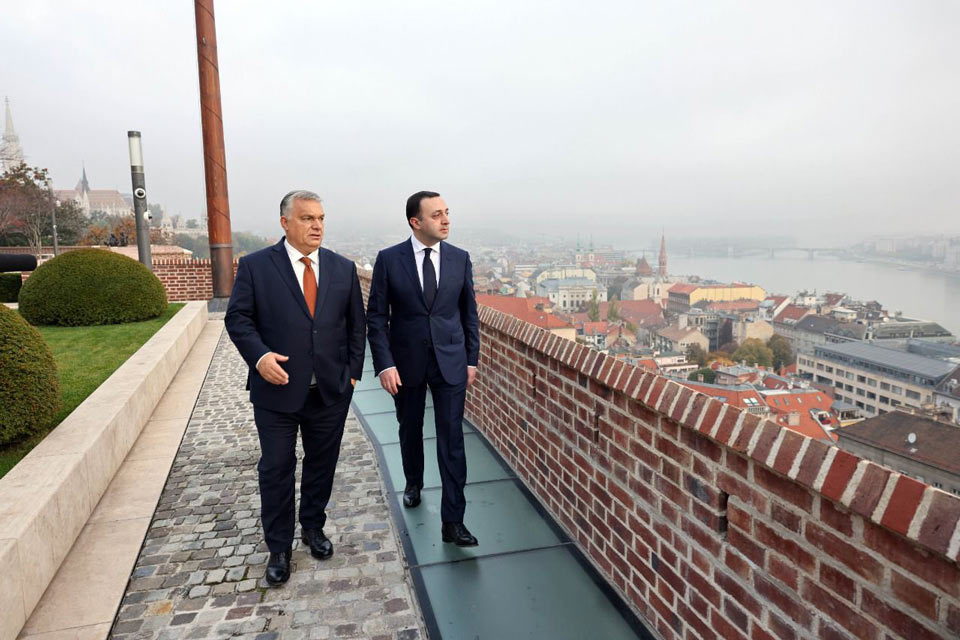 Ираклий Гарибашвили - У меня была плодотворная встреча с Виктором Орбаном, мы акцентировали внимание на динамике двустороннего сотрудничества между Грузией и Венгрией