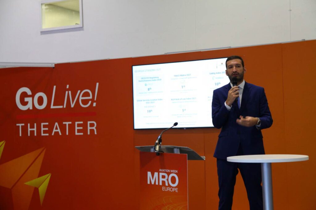 Enterprise Georgia CEO attends MRO Europe 2022