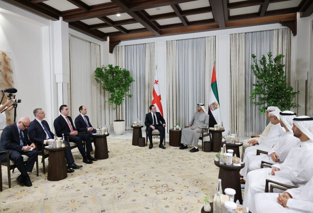 Georgian PM meets with President of the United Arab Emirates