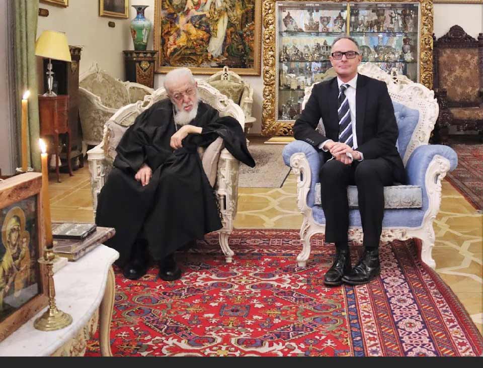 British Ambassador meets Georgian Patriarch