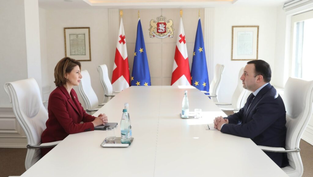 PM Garibashvili meets Georgia’s new Permanent Representative to CoE