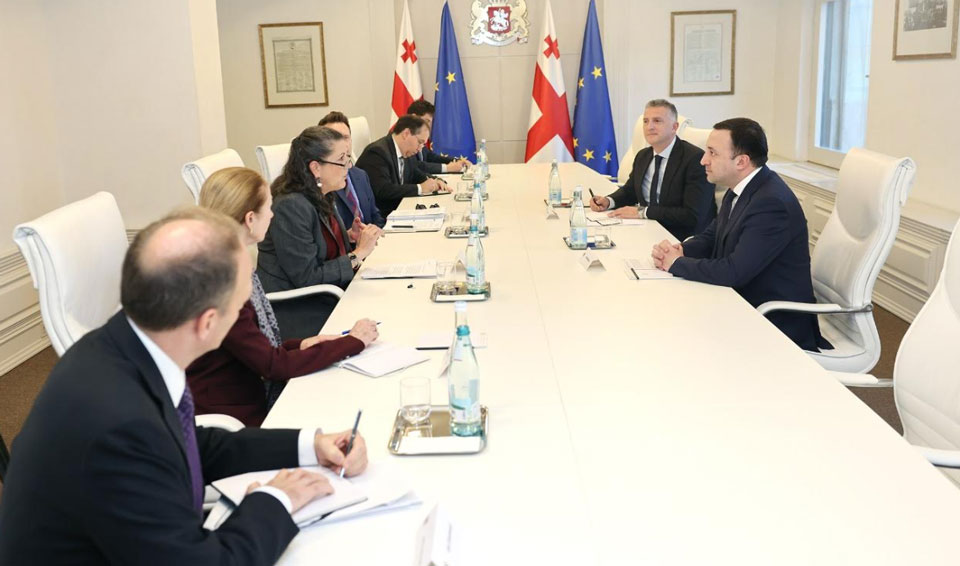 Ираклий Гарибашвили встретился с заместителем администратора Агентства США по международному развитию США по делам Европы и Евразии