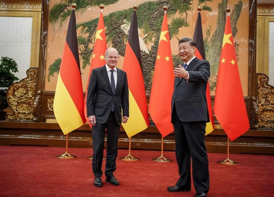 Германтәыла аканцлер Олаф Шольц раԥхьаӡатәи визитла Китаи даҭааит